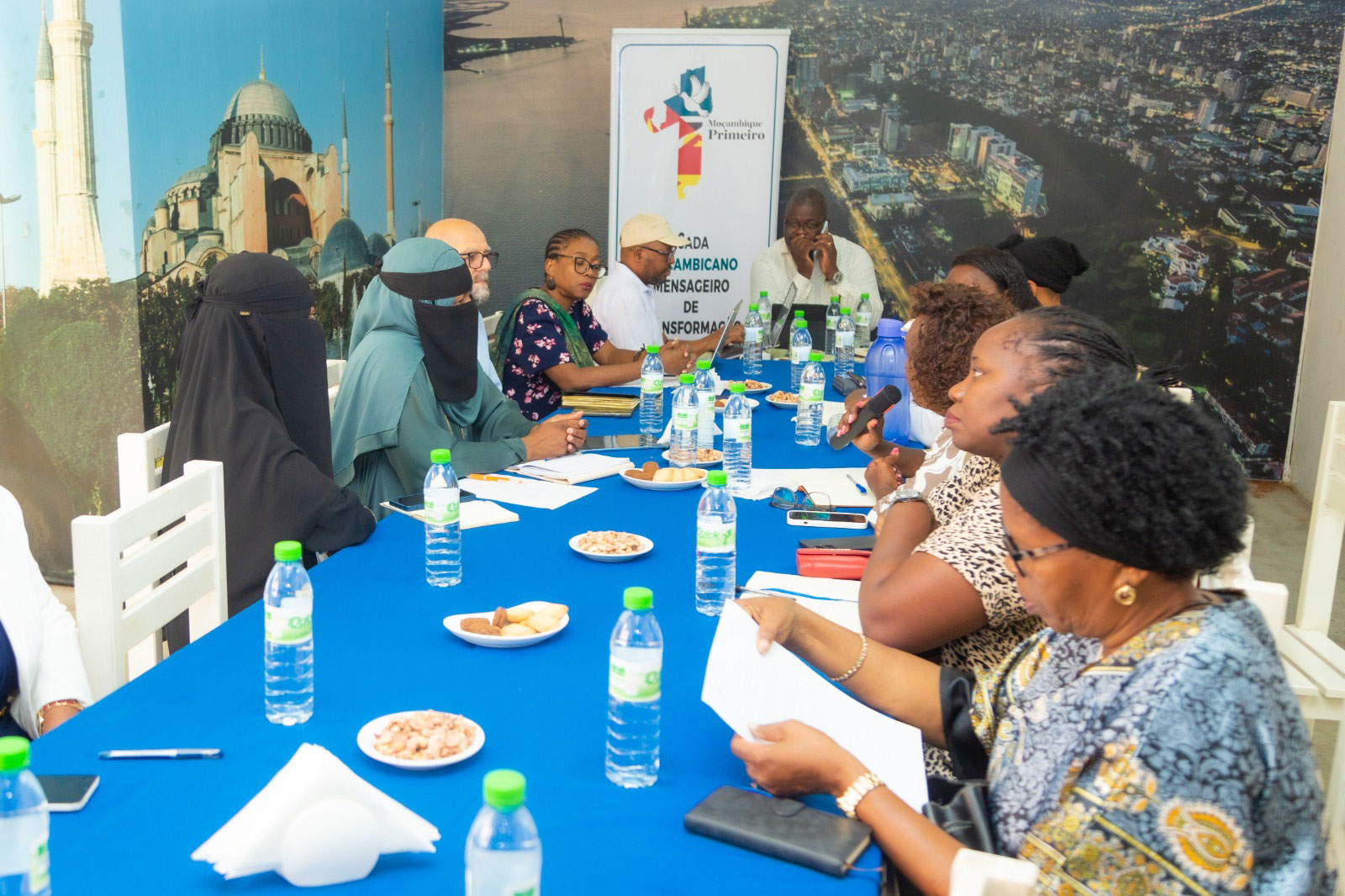 Gabinete Feminino do CISLAMO representa mulheres muçulmanas em encontro sobre reconciliação e paz