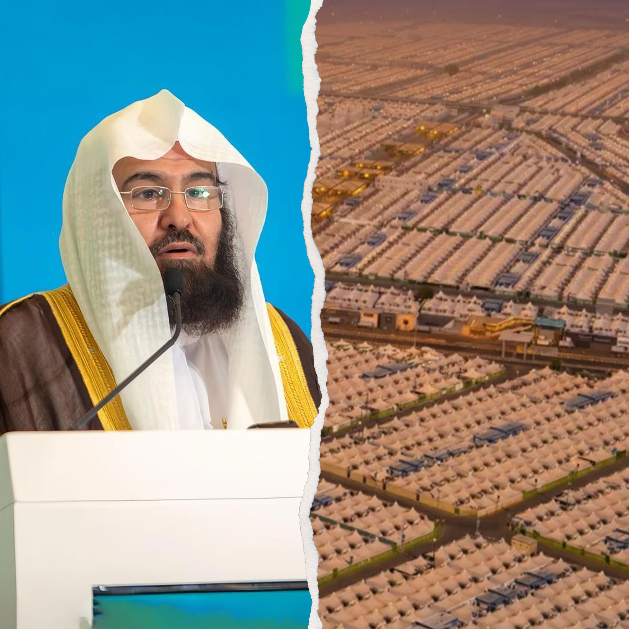 Fazer Hajj sem autorização viola a Sharia, alerta Sheikh Al-Sudais enquanto Arábia Saudita inicia montagem de tendas em Mina