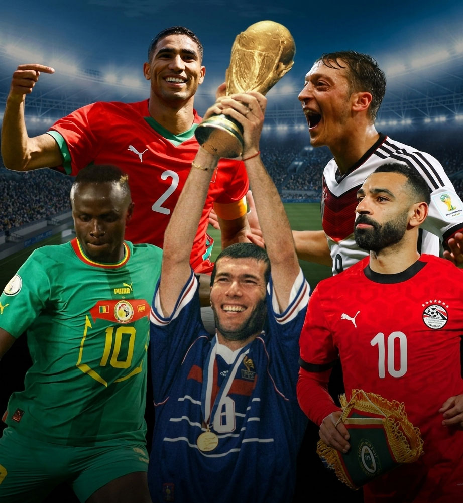 Das lendas à nova geração: o impacto dos futebolistas muçulmanos na história do mundial