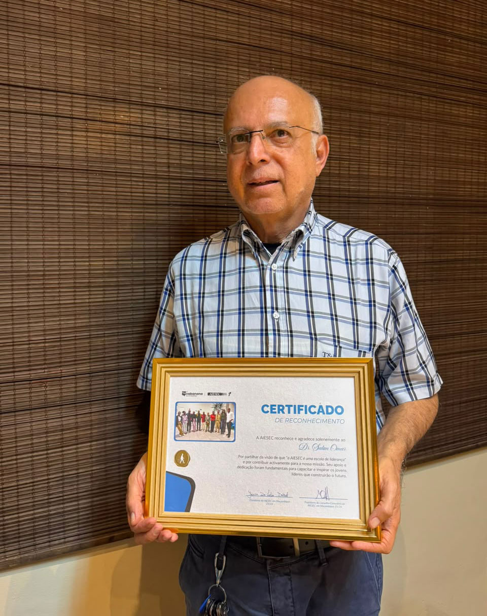 Presidente da Comunidade Mahometana distinguido por apoiar a educação e a juventude
