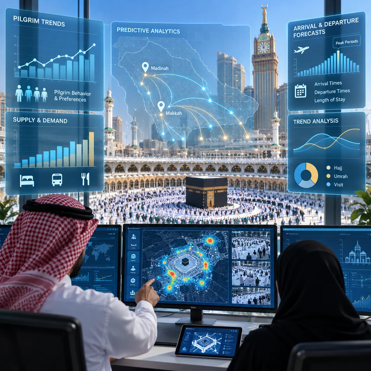 Arábia Saudita revoluciona a peregrinação a Makkah com Inteligência Artificial